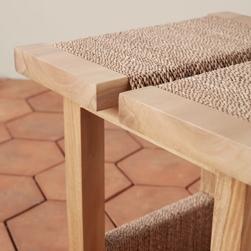 Texture Bench in Natural, from Woven Shop