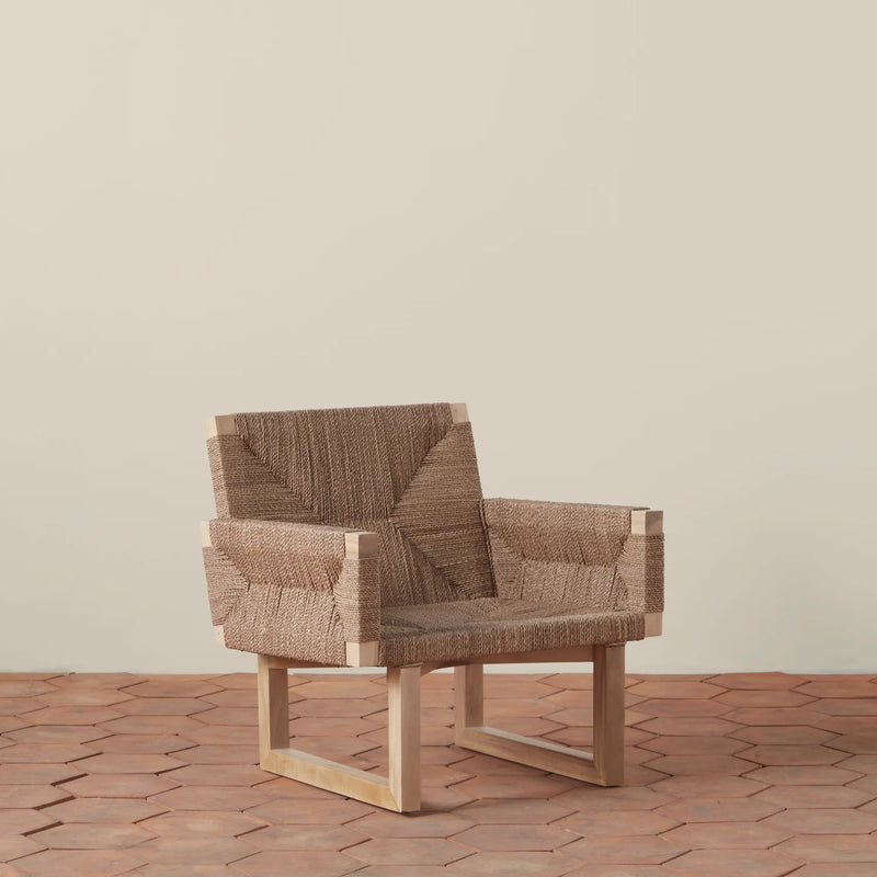 Textura Lounge Chair in Natural, from Woven Shop