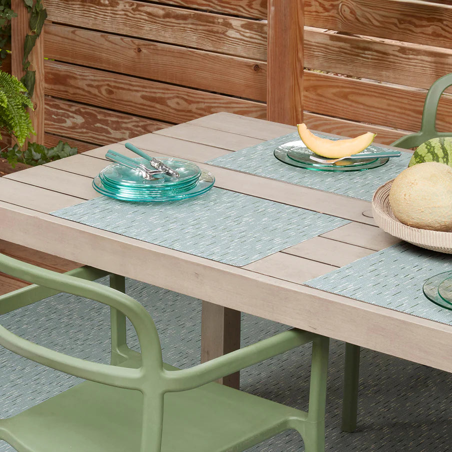 Pepper Table Mat in Mint, from Chilewich