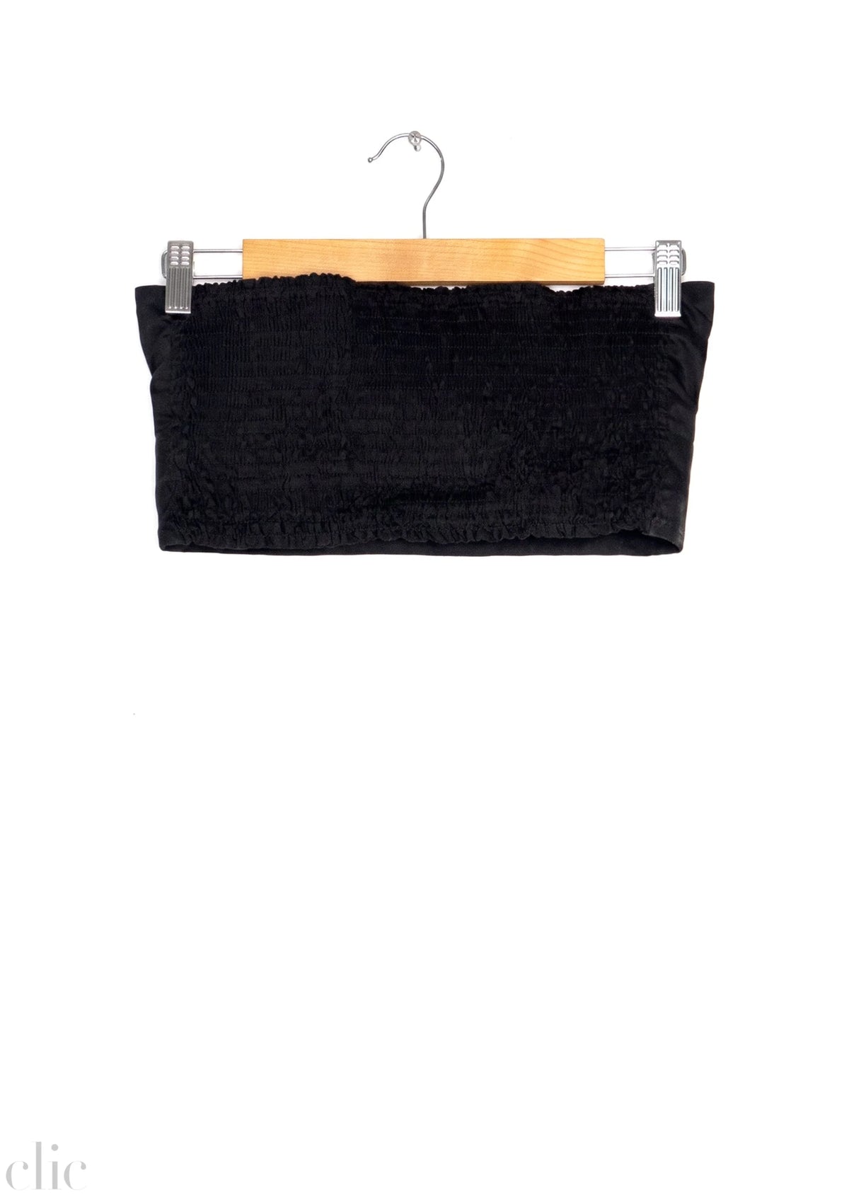 Tessa Crop Top in Black, from Lavender Brown