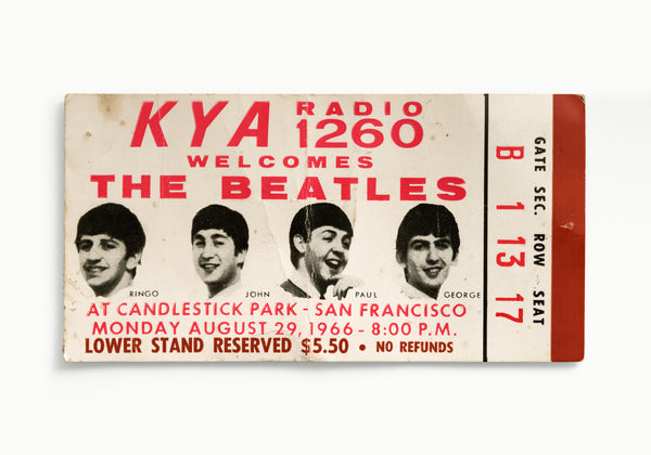 The Beatles Candlestick Park by Blaise Hayward