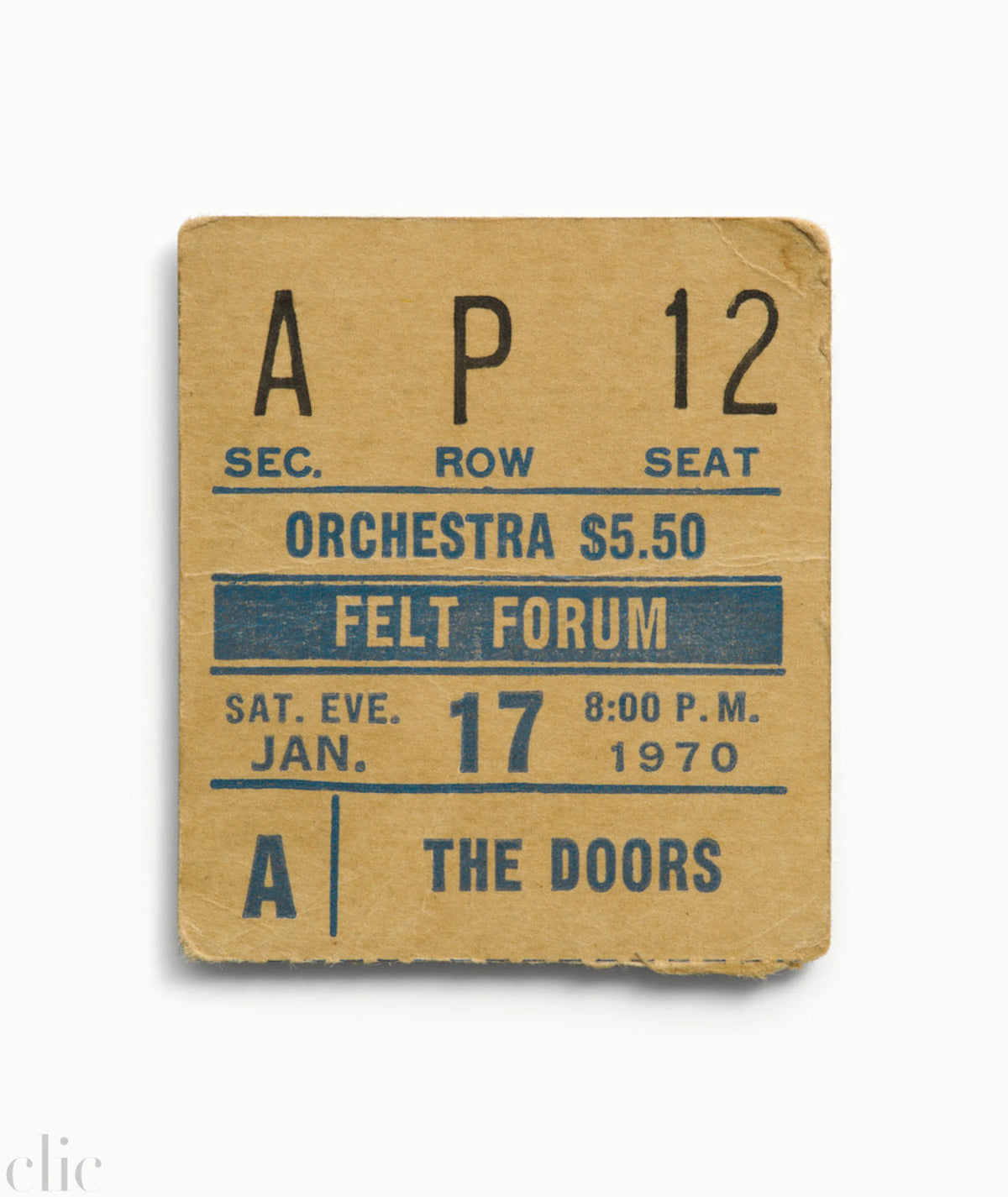 The Doors, Felt Forum, Madison Square Garden, New York, NY 1970 by Blaise Hayward