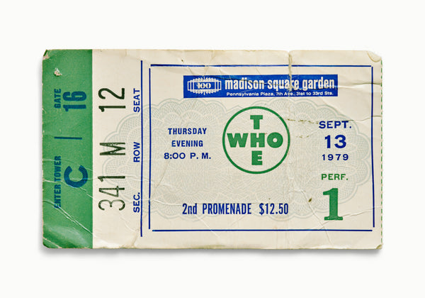 The Who, Madison Square Garden by Blaise Hayward