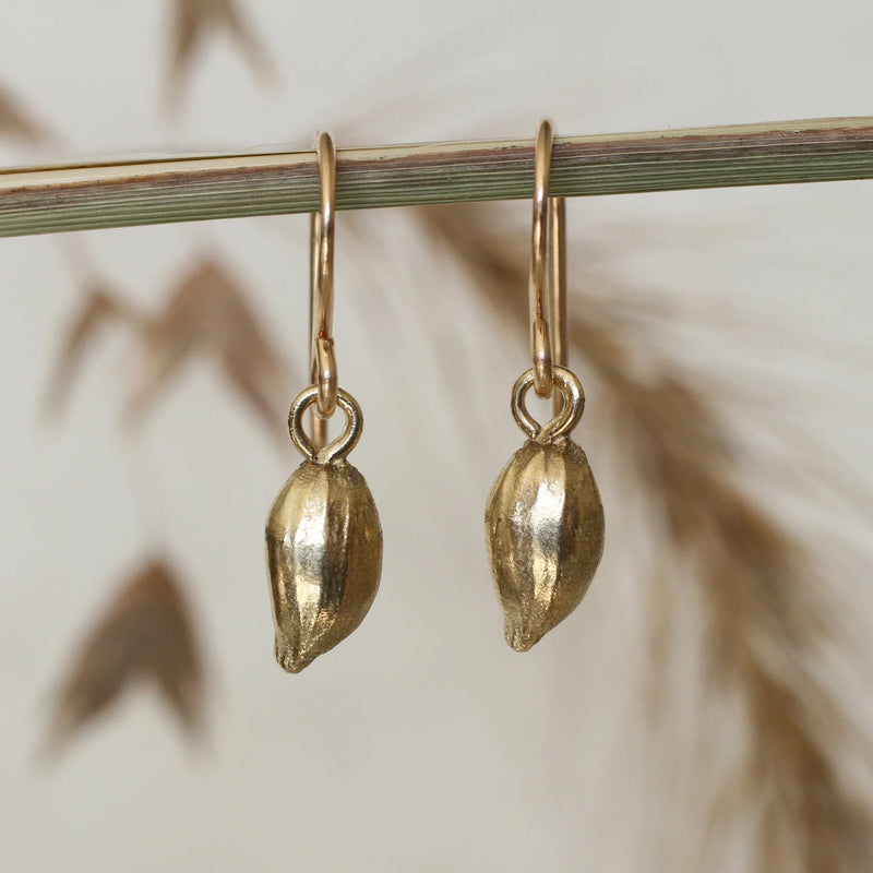 Lemon Seed Earrings, from Thicket