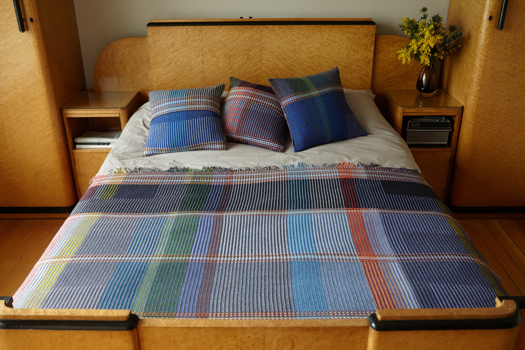 Calvert Pinstripe Throw, from Wallace Sewell