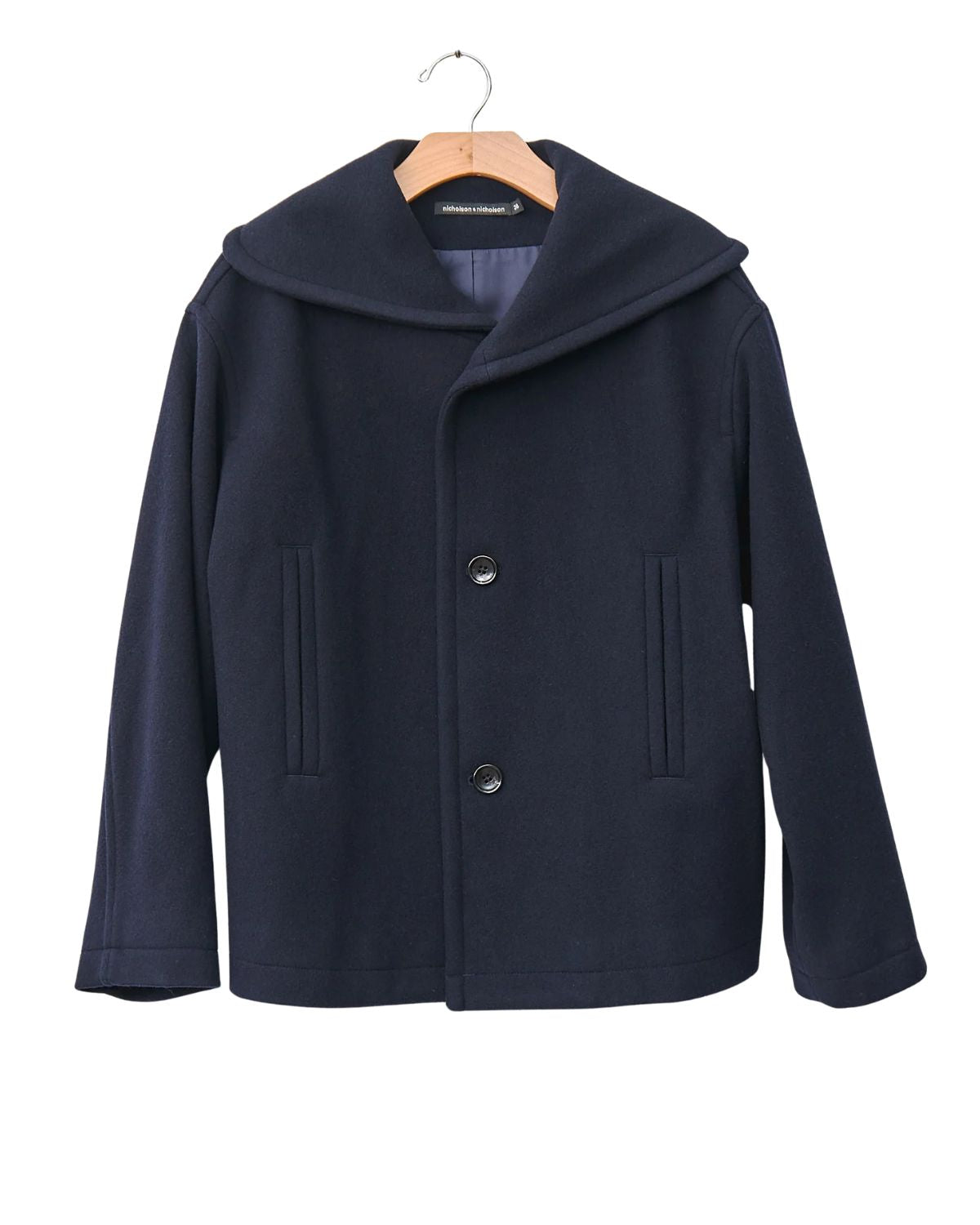 My Sailor Coat in Navy, from Nicholson & Nicholson