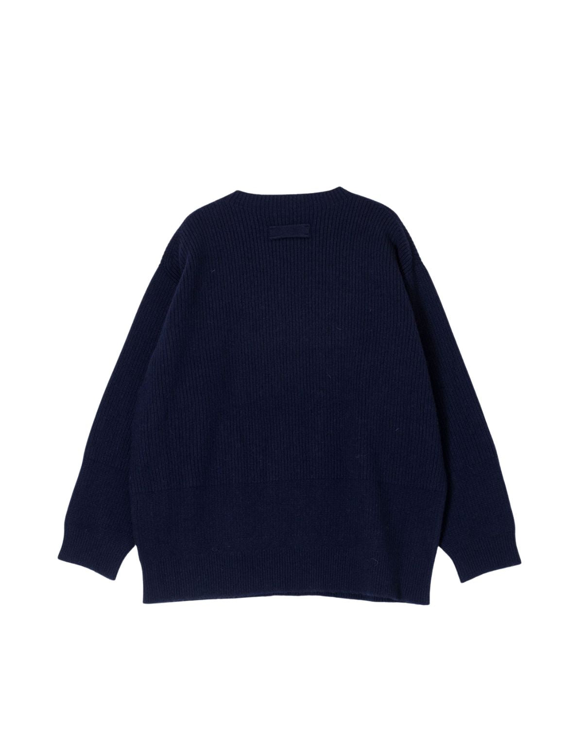 Wavy Knitted Top in Navy, from Nicholson & Nicholson