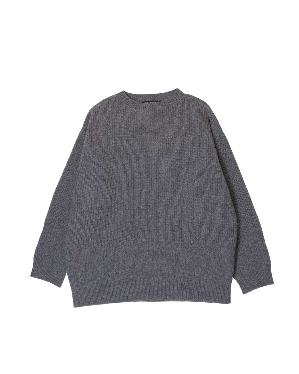 Wavy Knitted Top in Grey, from Nicholson & Nicholson