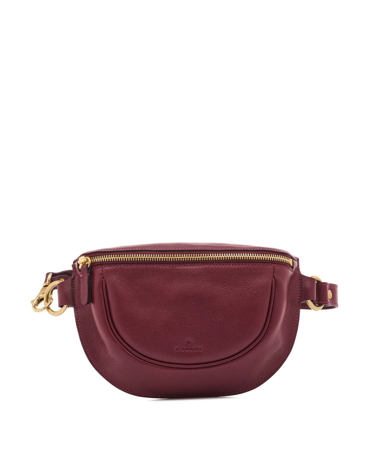 Oliveta Belt Bag in Black Cherry, from Il Bisonte