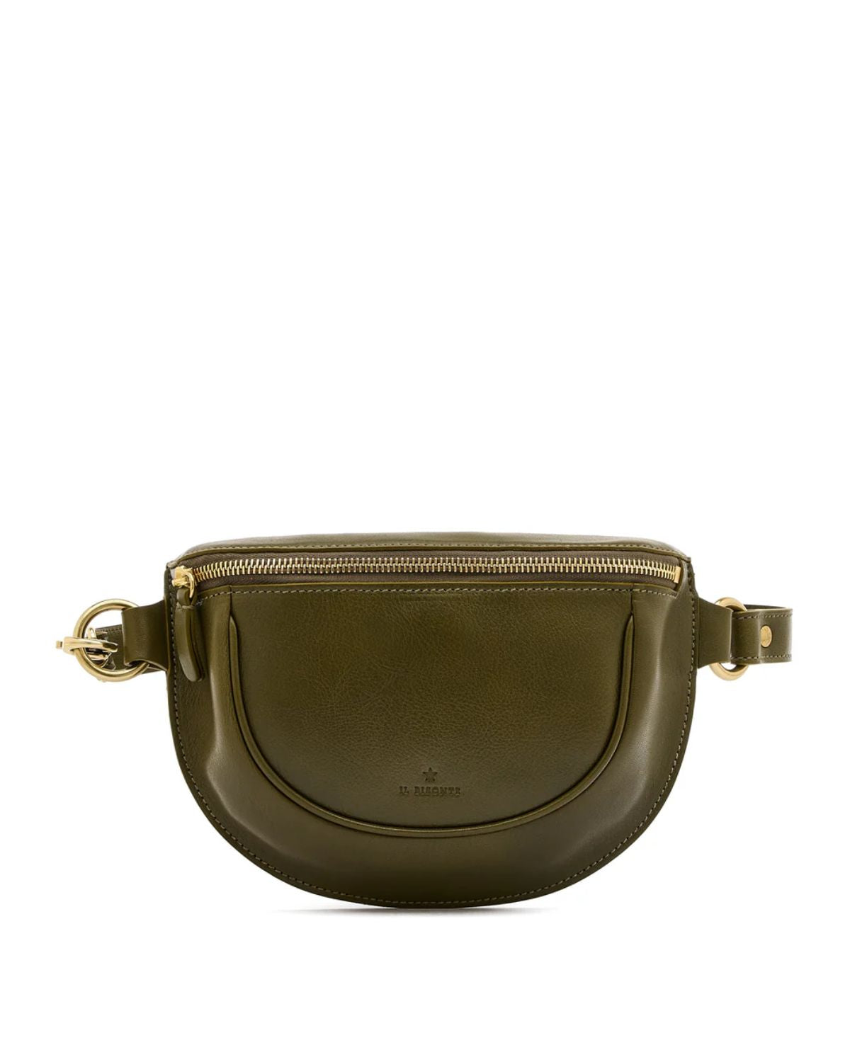Olivia Belt Bag in Rugiada Green, from Il Bisonte