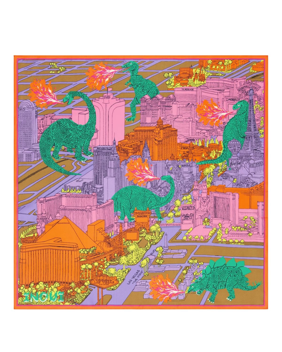 Carre 65 Vegas in Multicolor, from Inoui Editions