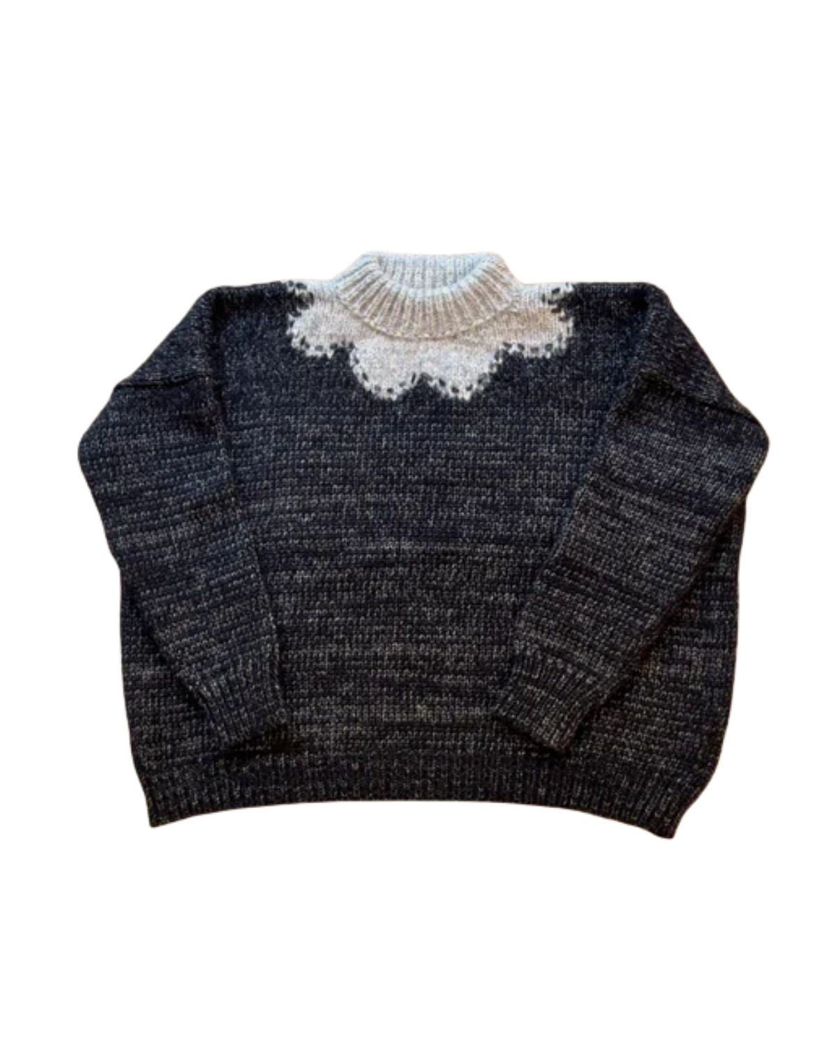 Daisy Neckline Sweater in Ivory, from Proche