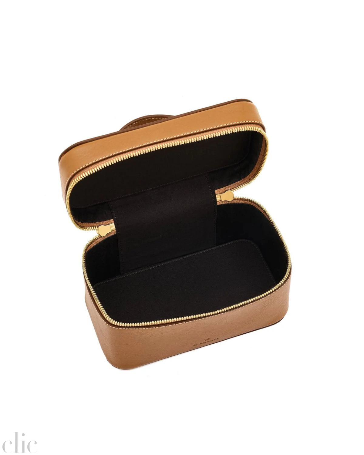 Mini Musa Beauty Case in Gianduia, from Il Bisonte