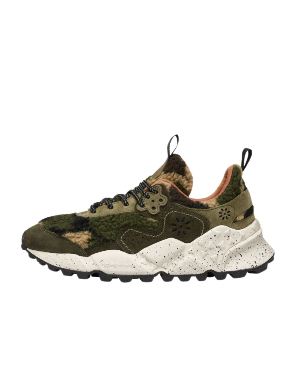 Kotetsu Uni Suede & Teddy in Grey Dark Green, from Flower Mountain