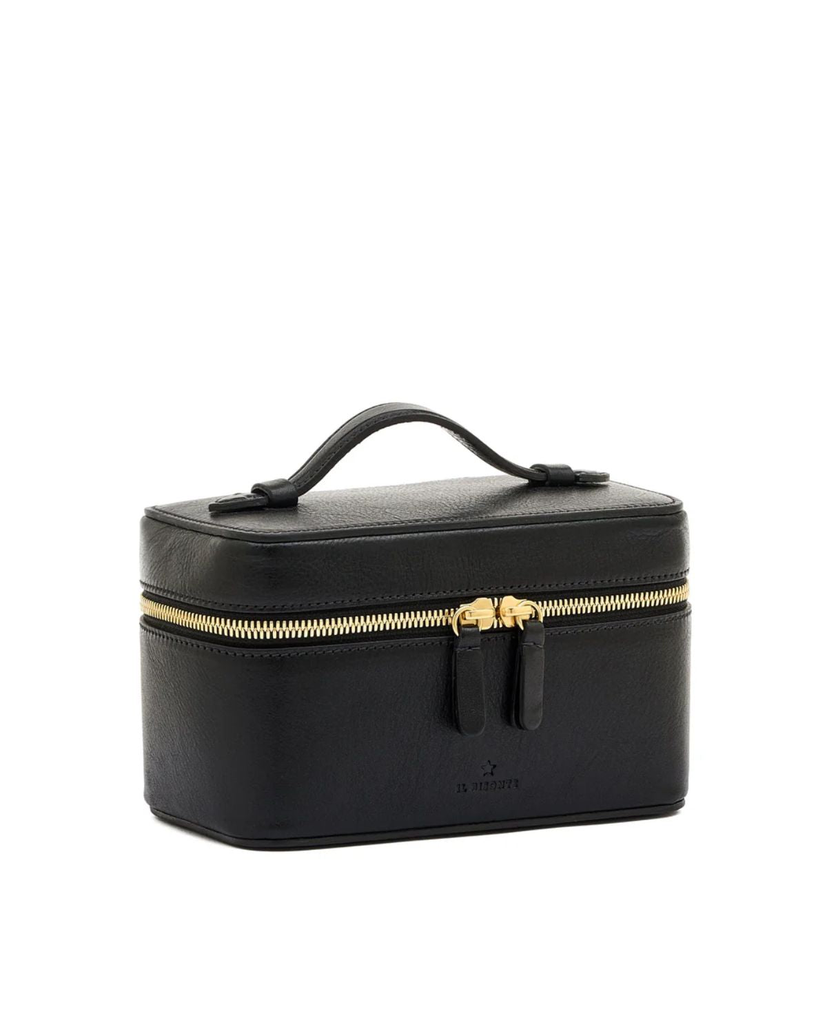 Mini Musa Beauty Bag in Black, from Il Bisonte