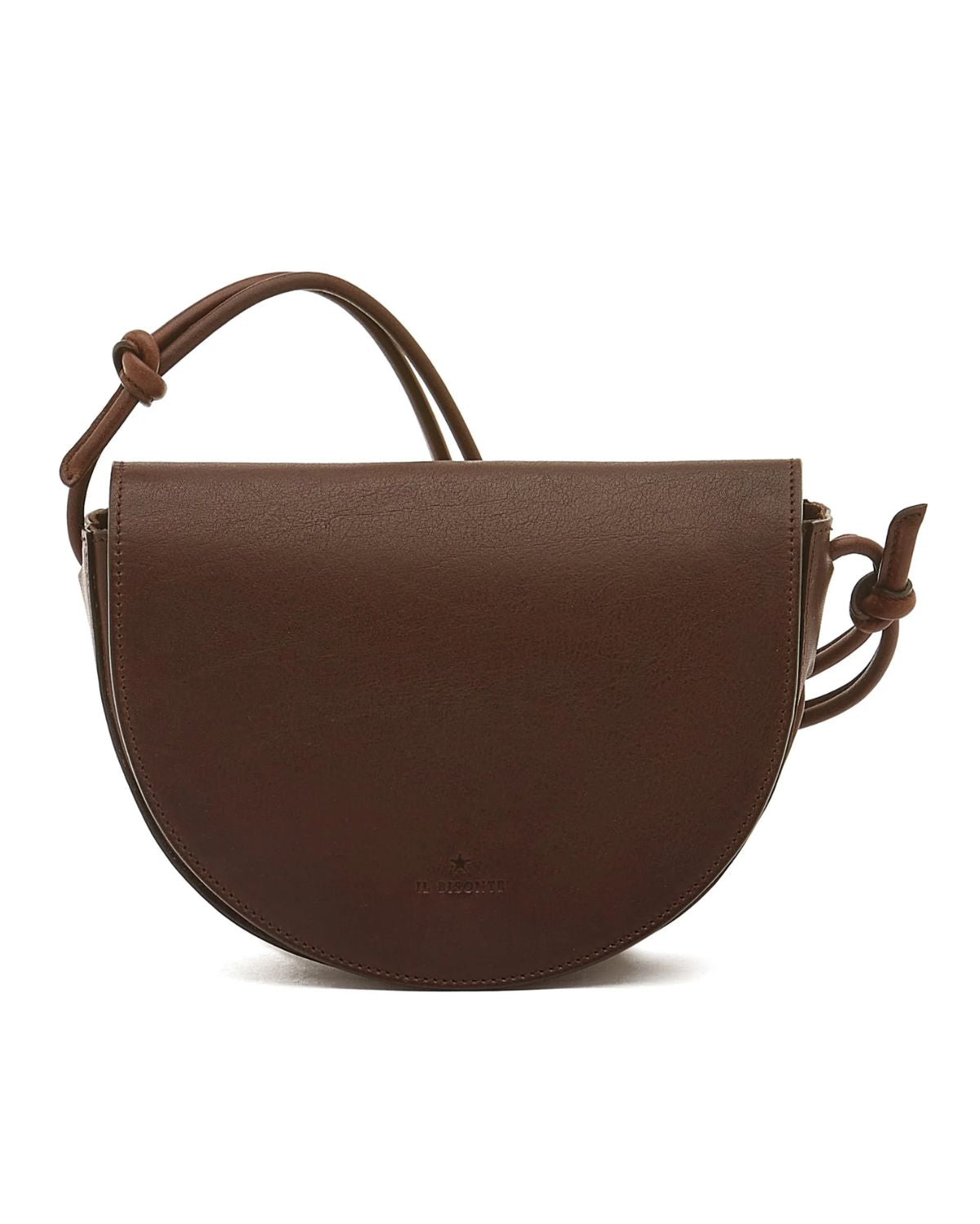 Snodo Crossbody Bag in Caffe, from IL Bisonte