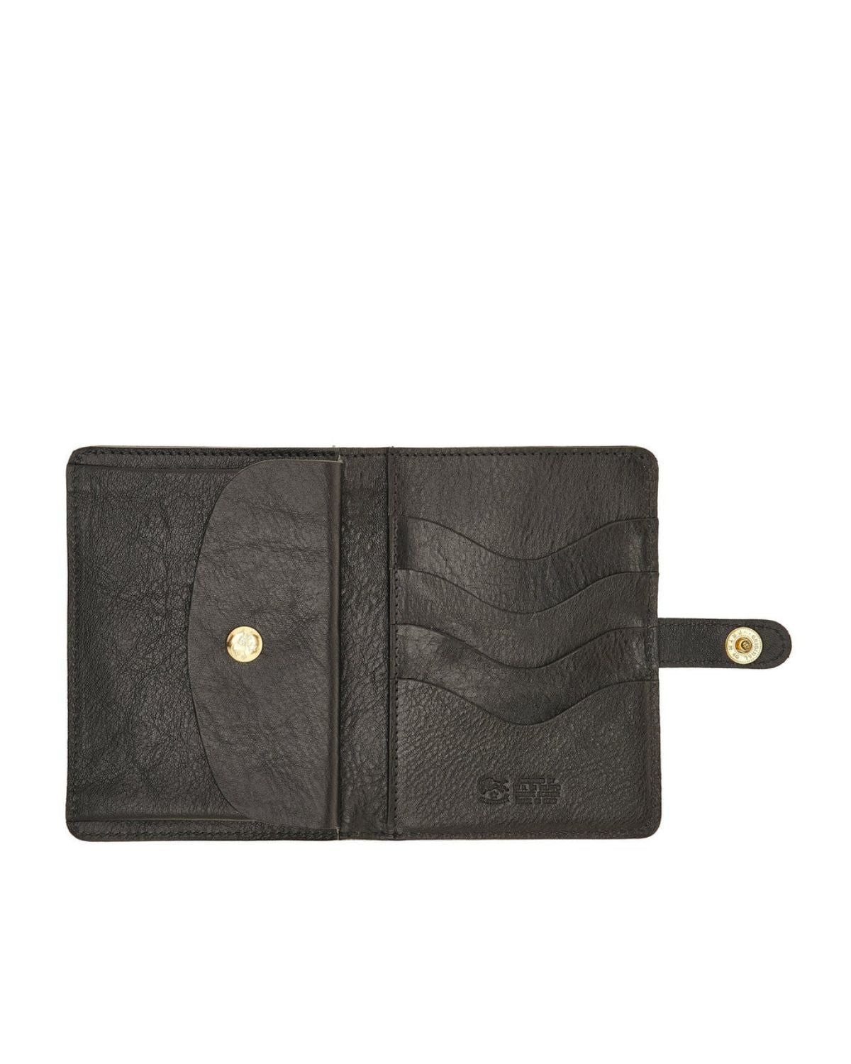 Medium Classic Wallet in Black, from Il Bisonte