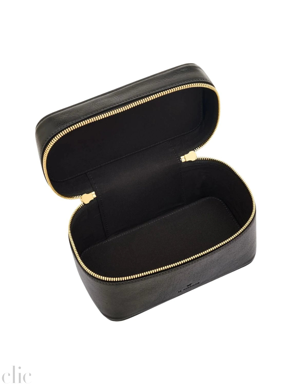 Mini Musa Beauty Bag in Black, from Il Bisonte