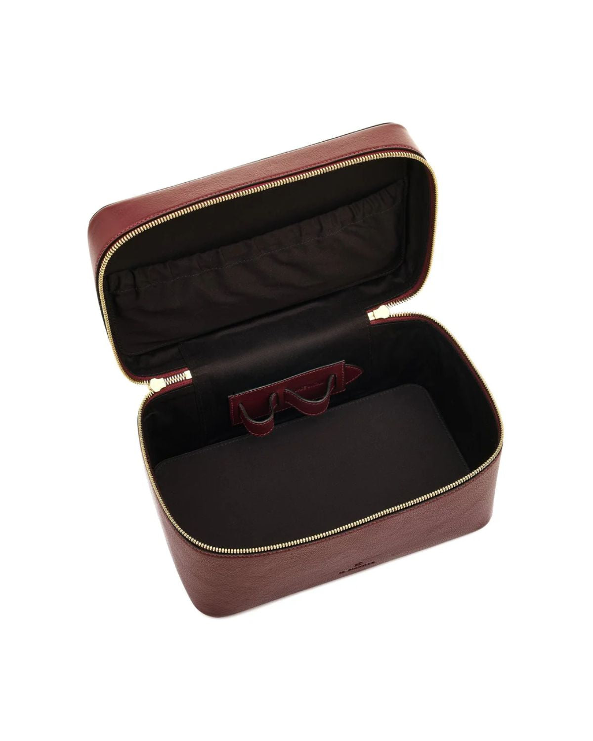 Musa Beauty Case in Black Cherry, from Il Bisonte