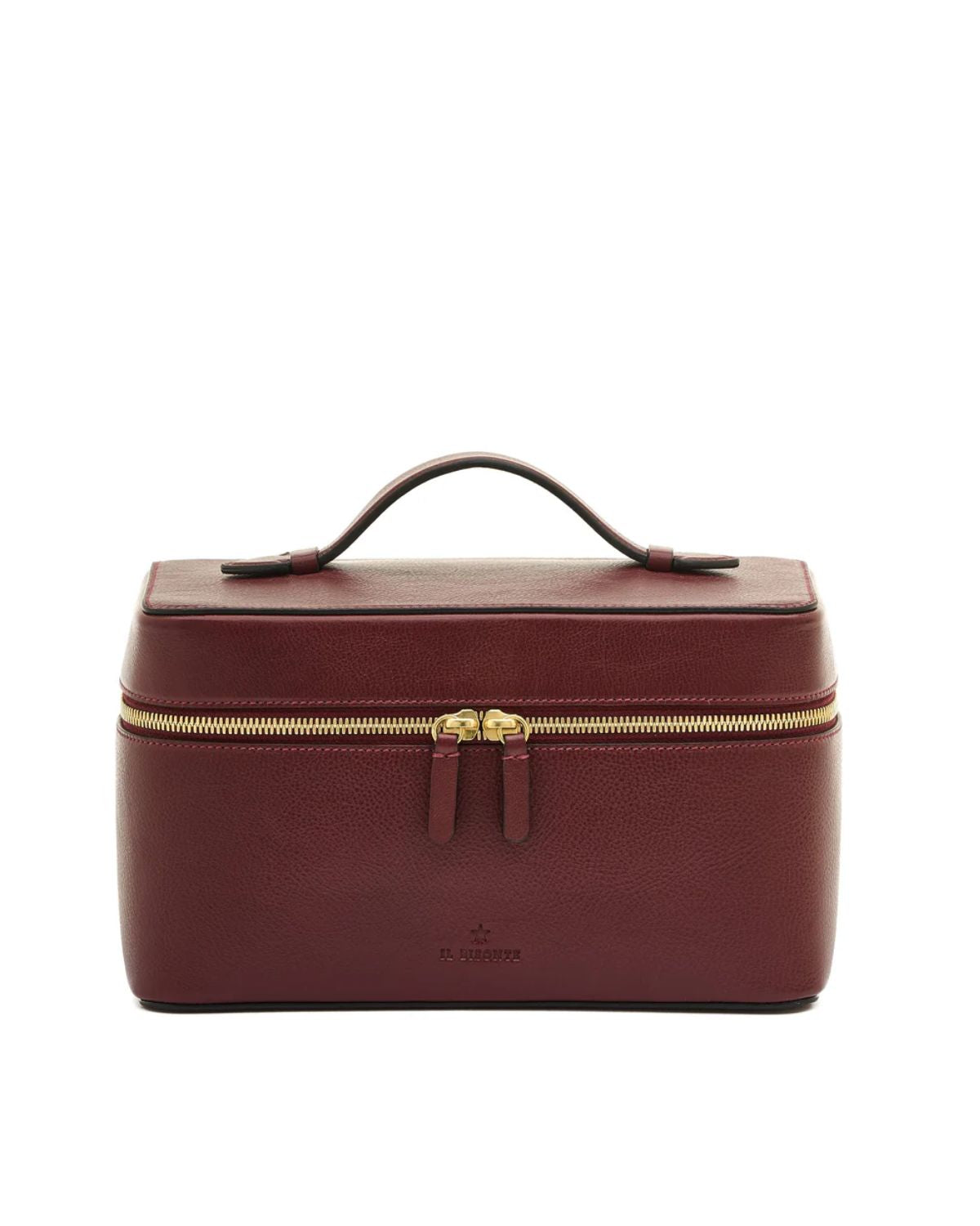 Musa Beauty Case in Black Cherry, from Il Bisonte