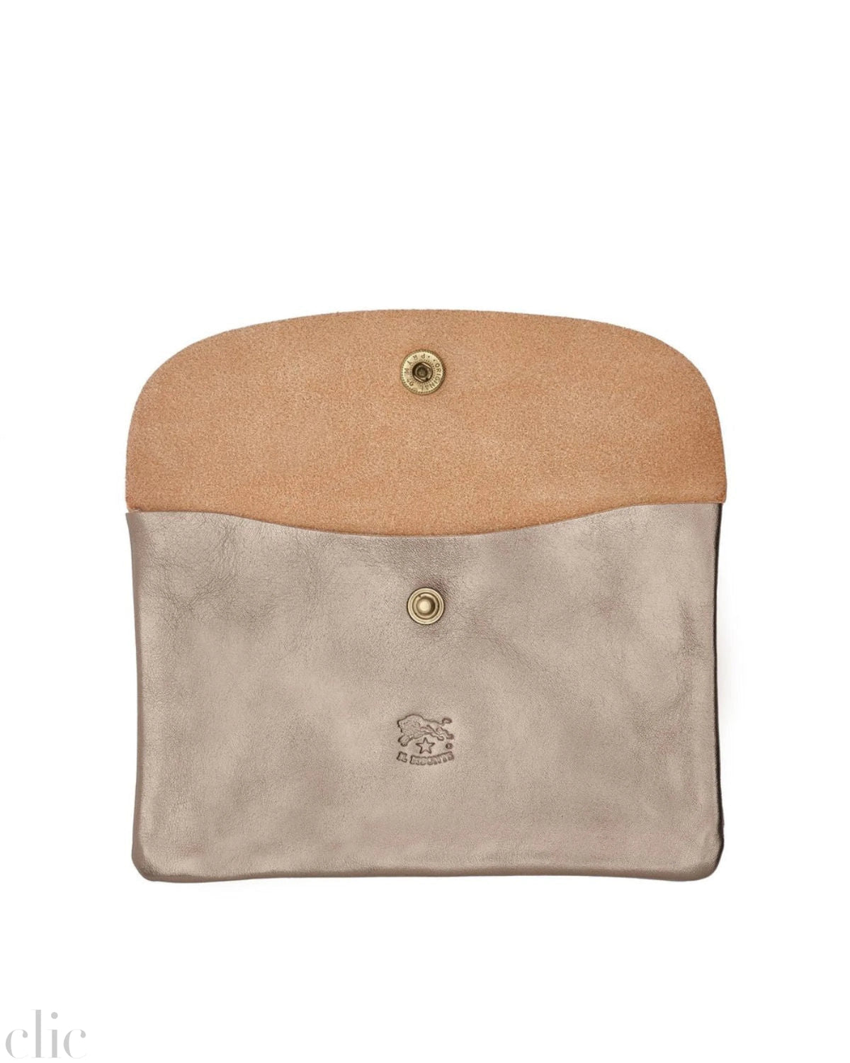 Envelope Case in Bronze, from IL Bisonte