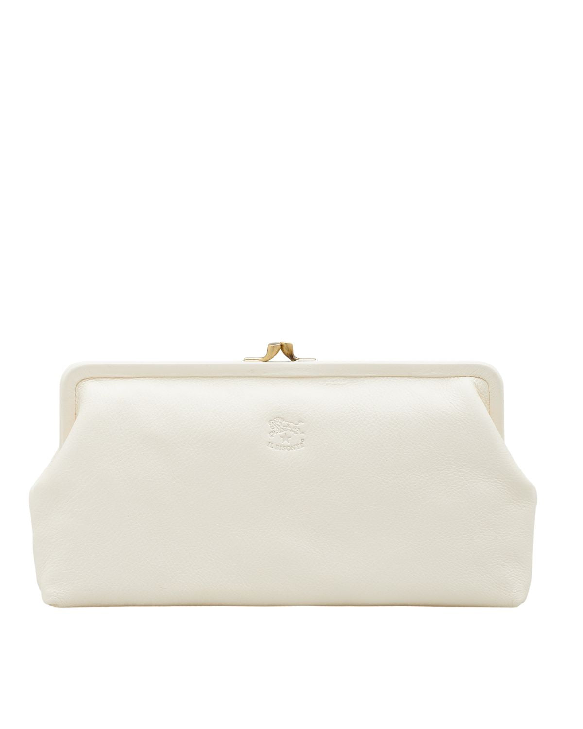 Manuela Clutch Bag in White, from IL Bisonte
