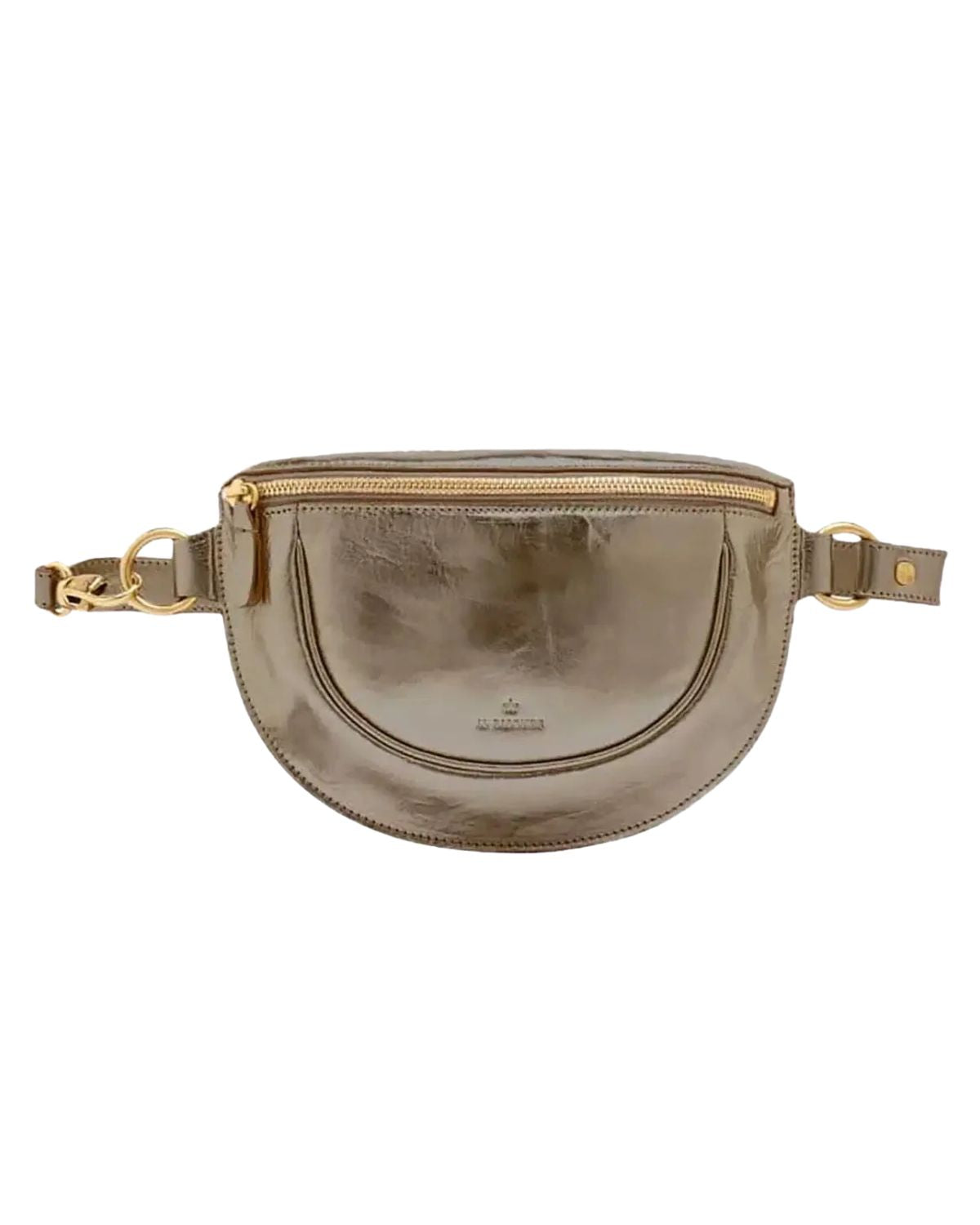 Oliveta Belt Bag in Metallic Bronze, from Il Bisonte