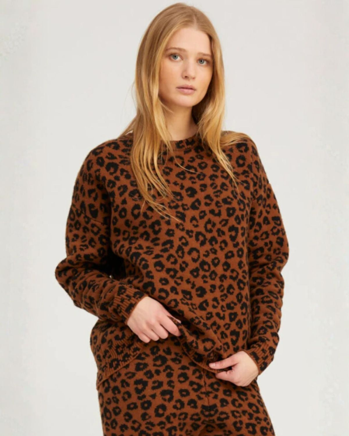 Sweatshirt in Leopard, from SPRWMN