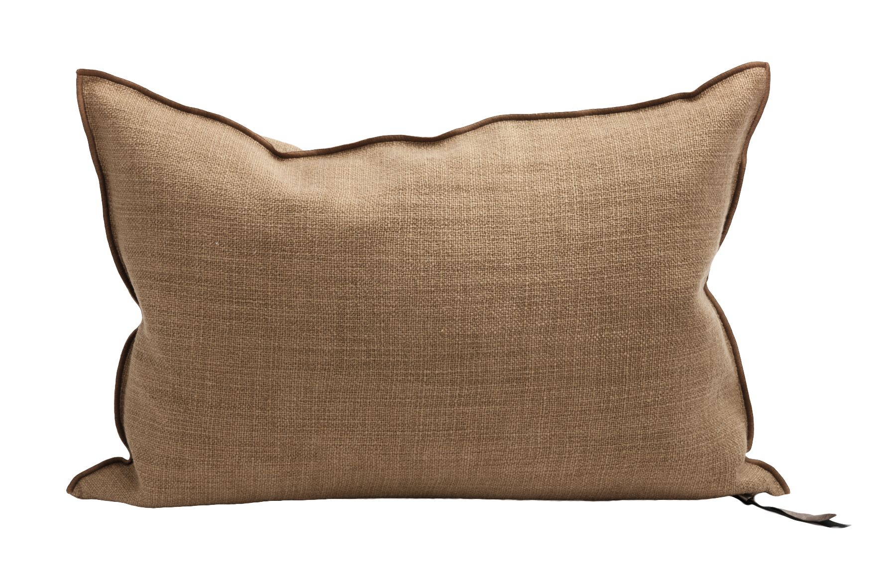 Vintage Canvas Linen Havane Pillow 16x24, from Maison de Vacances