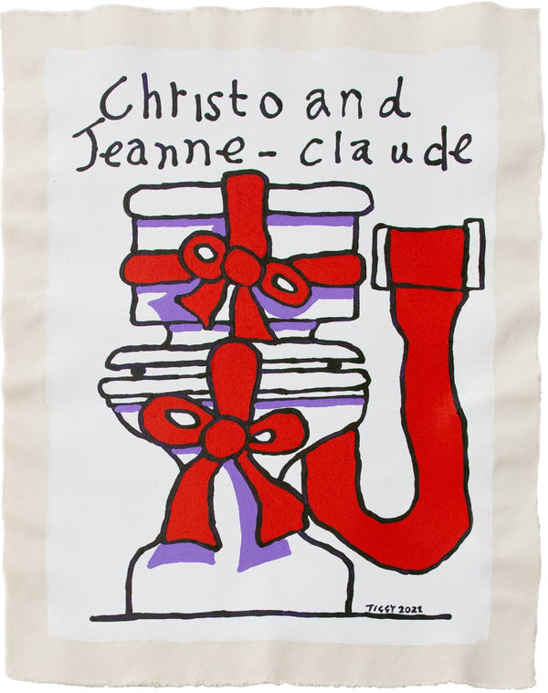 Christo and Jeanne-Claude by Tiggy Ticehurst