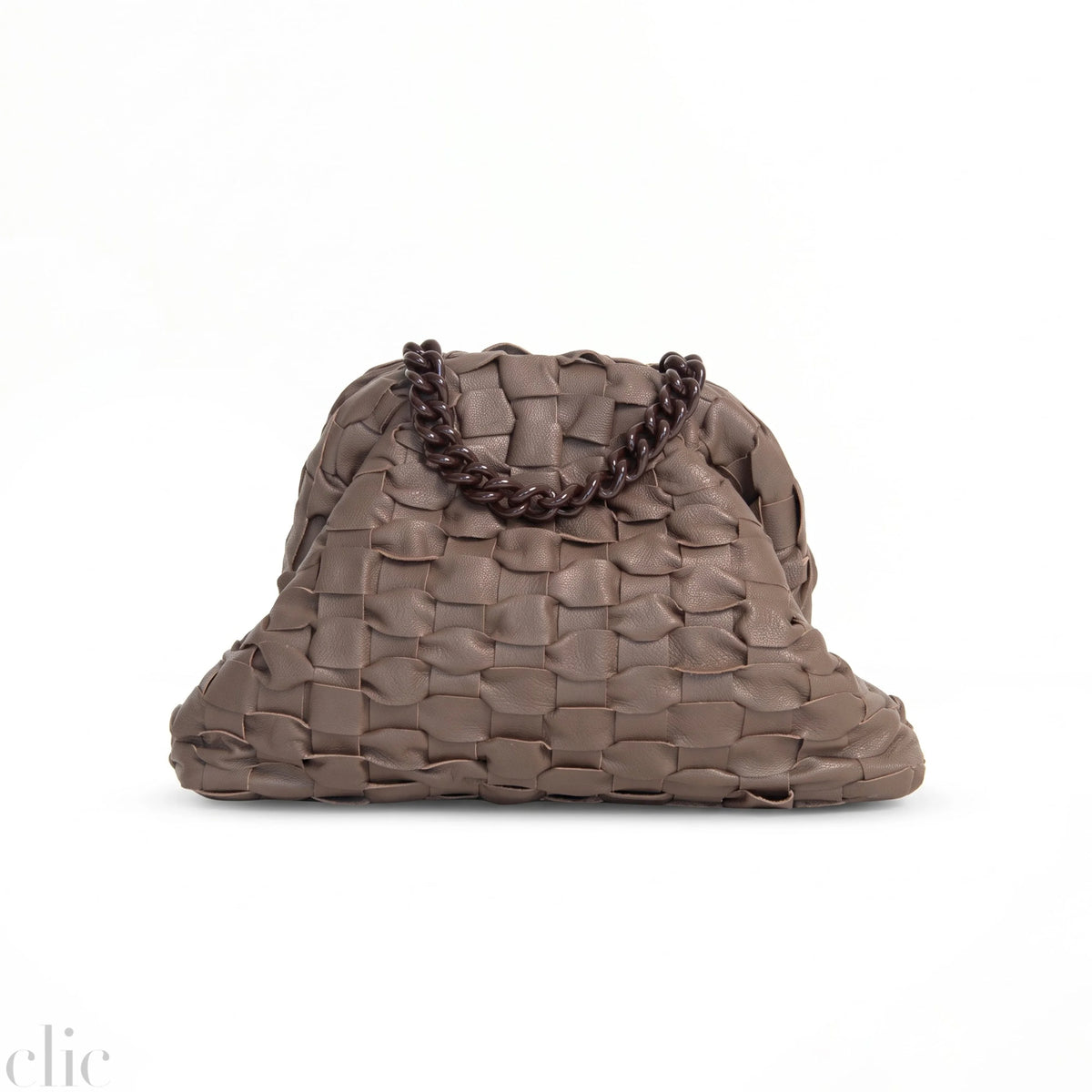 Leather Mini Game Bag in Tabacco, from Maria la Rosa