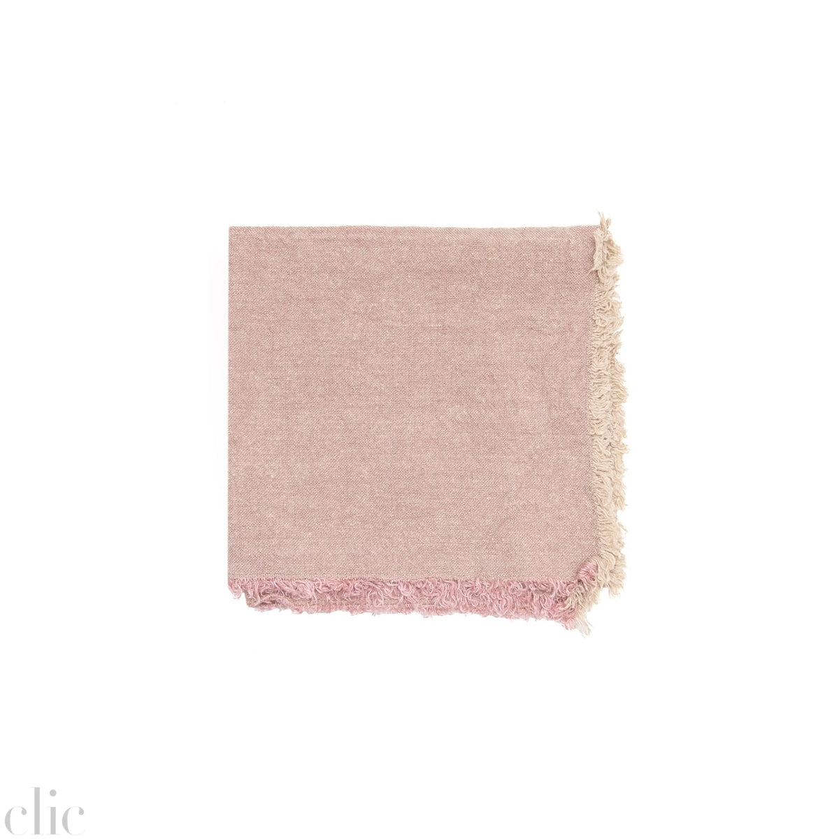 Tipi Napkin in Light Rose, from Charvet Editions