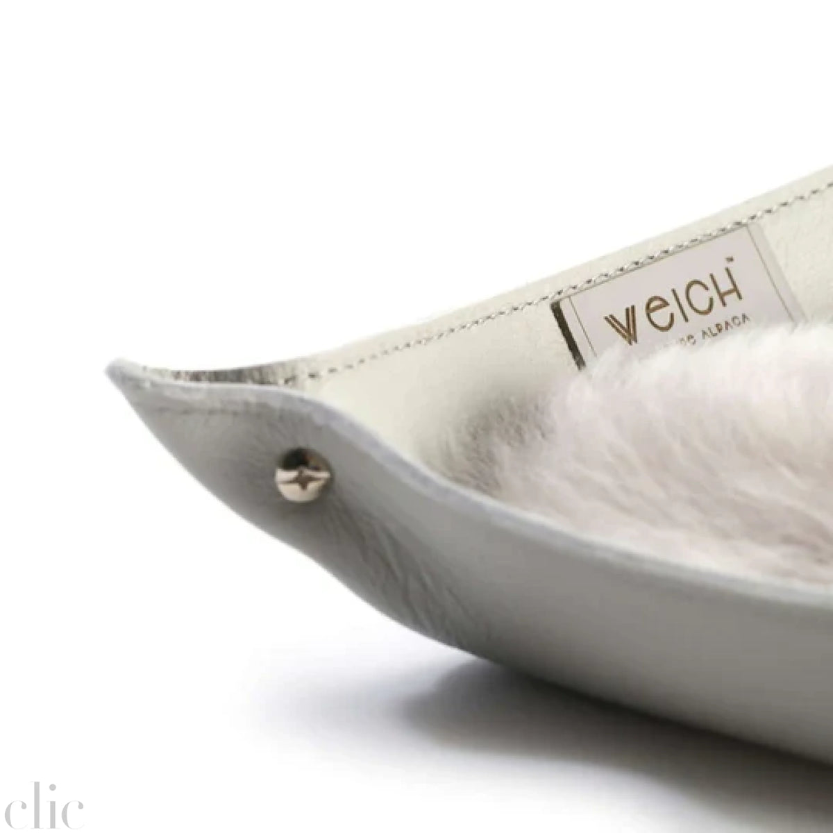 Catchall Tray in Grey, from Weich Couture Alpaca