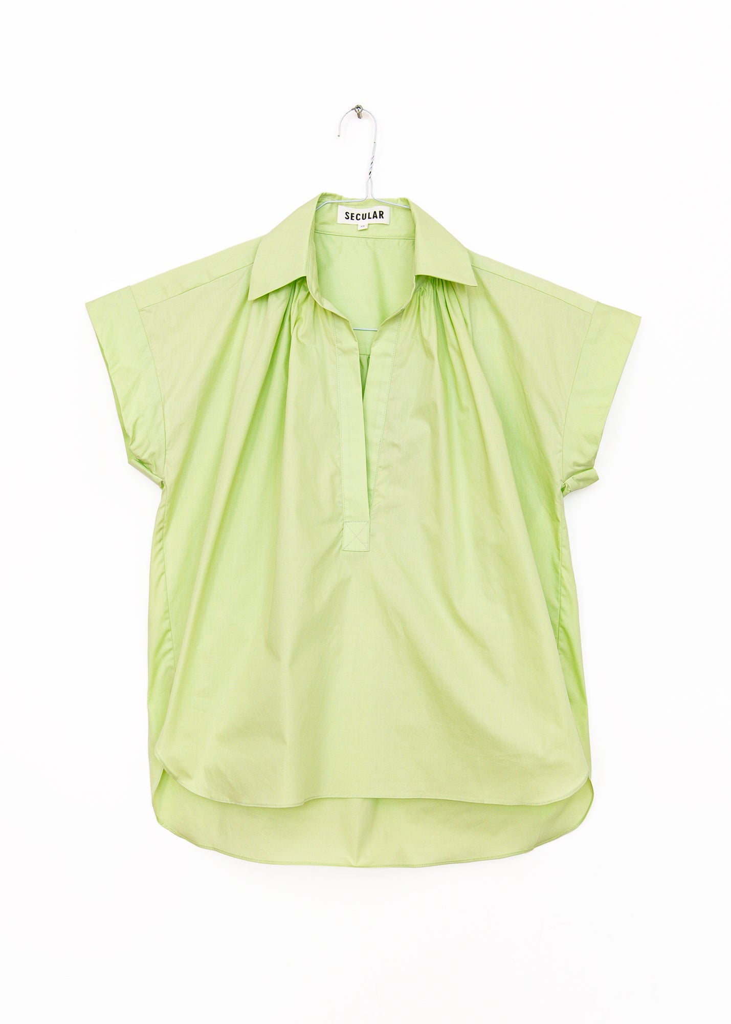 Trinity Poplin in Mint, from Secular