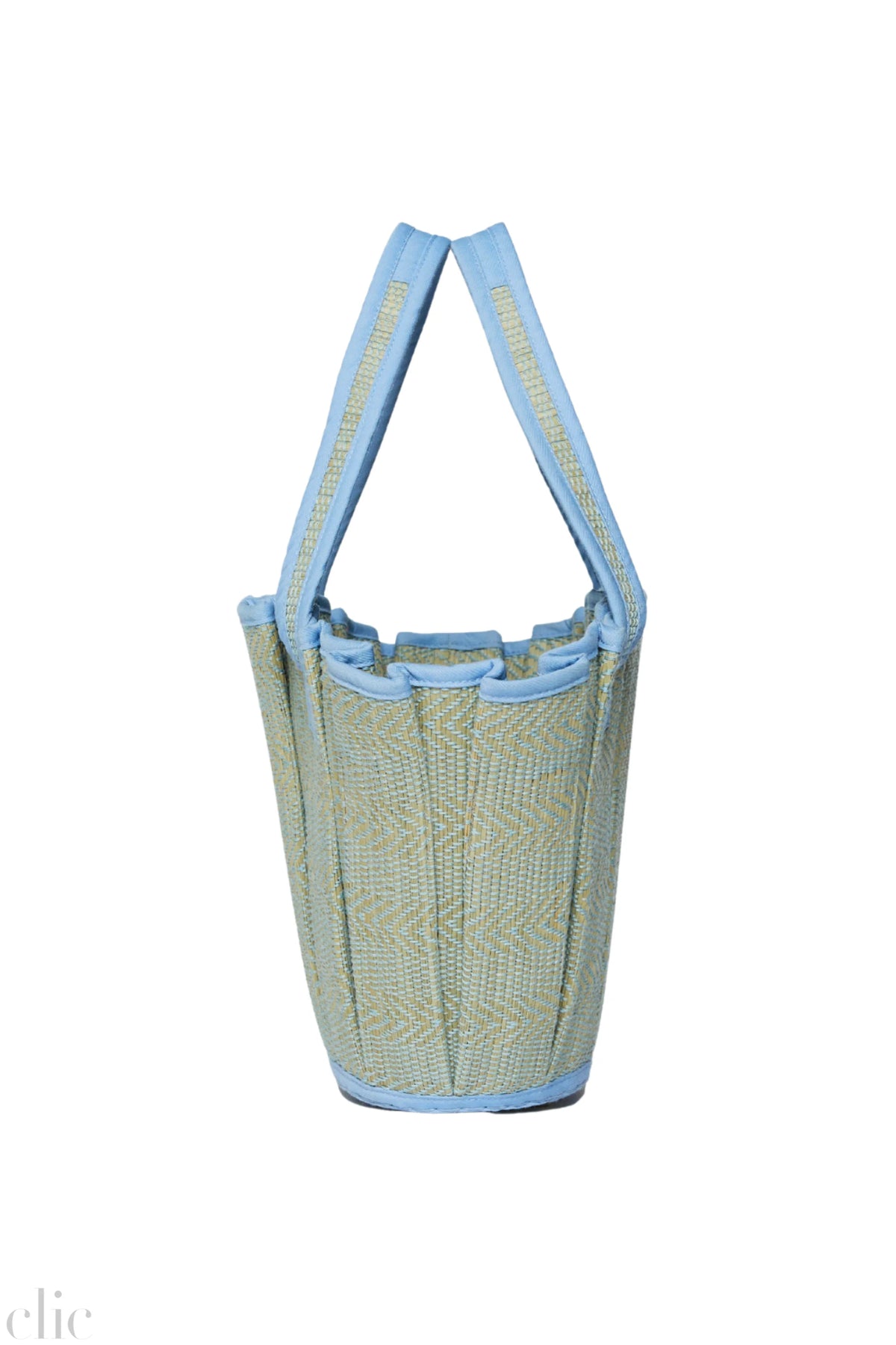 Mini Tropez Tote in Blue Bird, from Lorna Murray