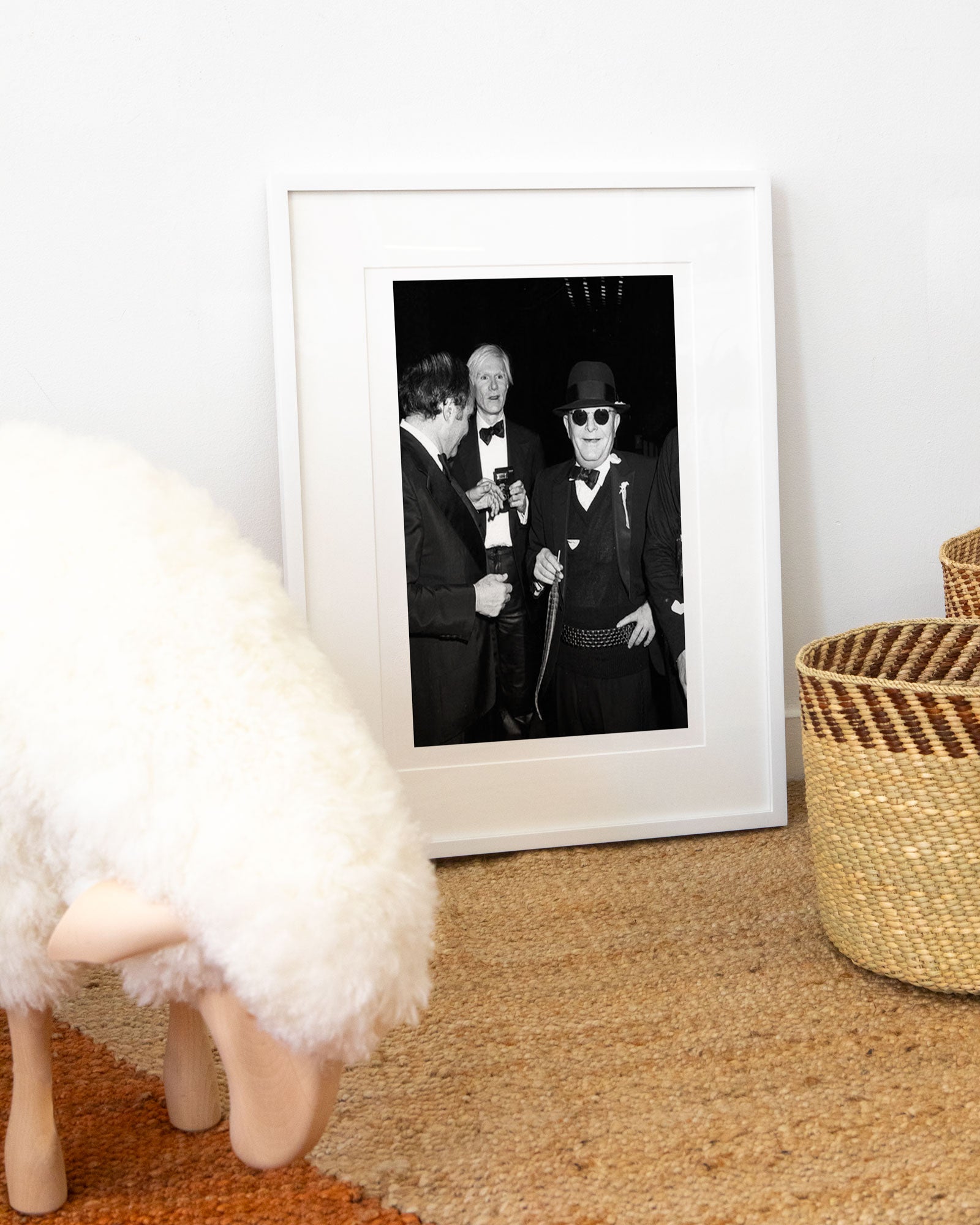 Truman Capote and Andy Warhol, by Ron Galella