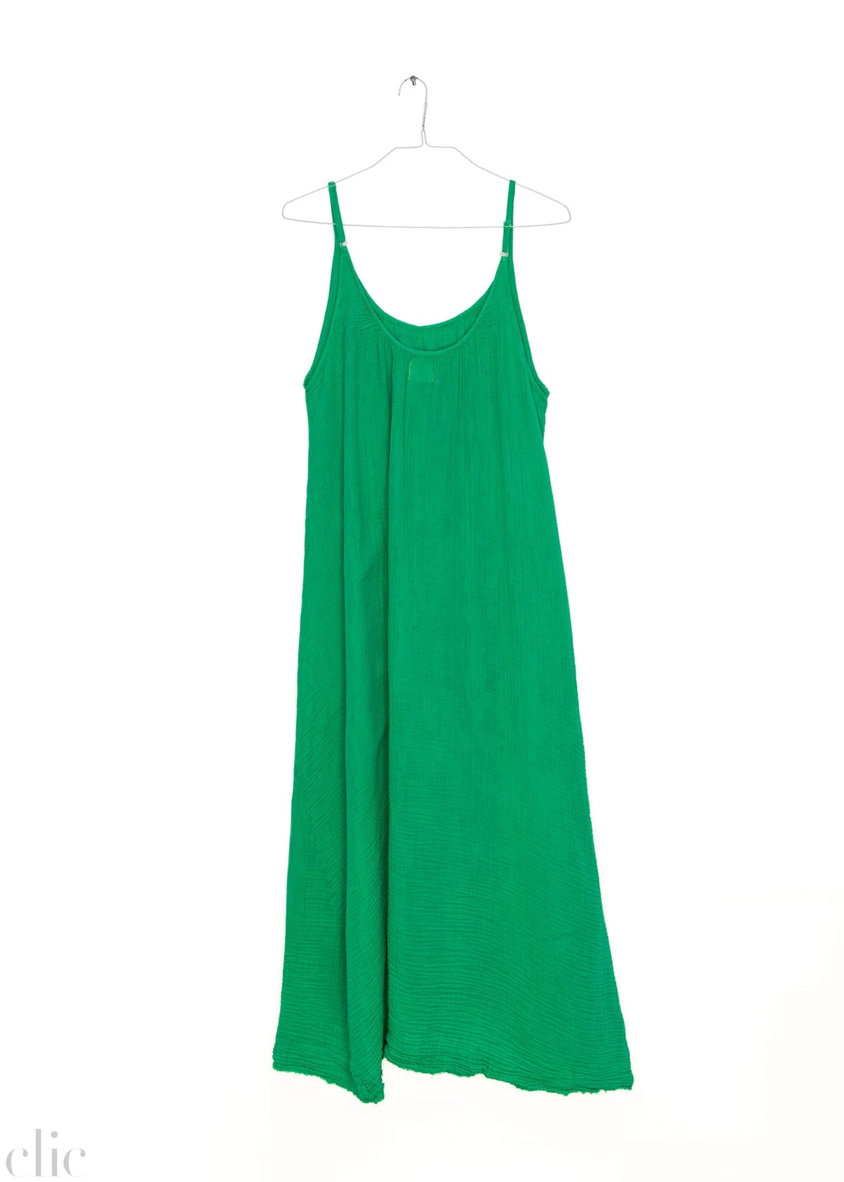 Tulum Gauze Dress in Kelly Green, from 9 Seed