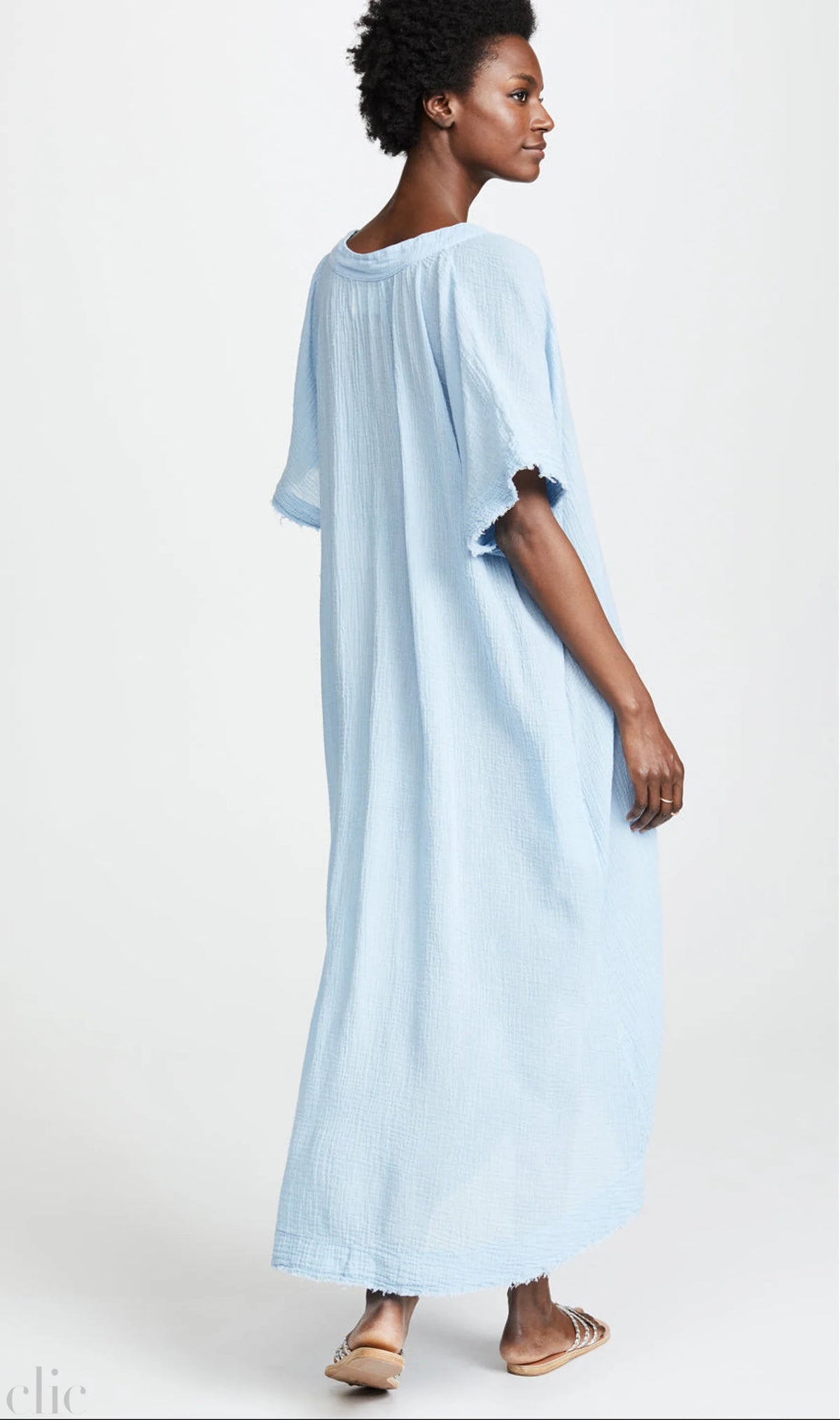 Tunisia Dress in Chambray, from 9 Seed