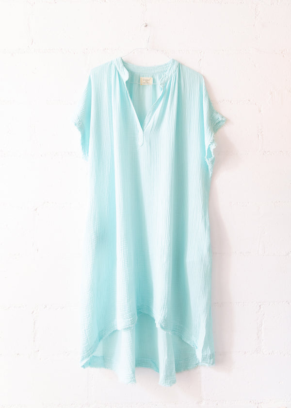 Tunisia Caftan Dress in Seafoam, from 9 Seed