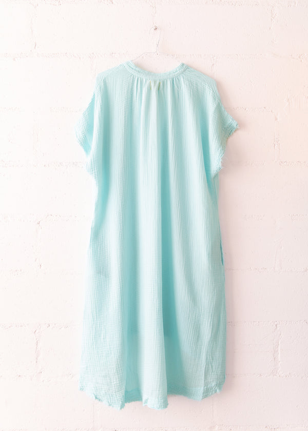 Tunisia Caftan Dress in Seafoam, from 9 Seed