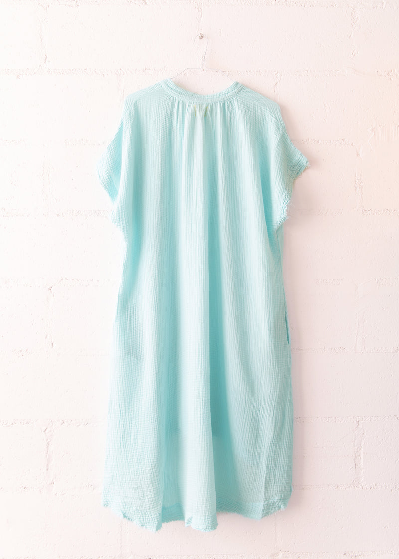 Tunisia Caftan Dress in Seafoam, from 9 Seed