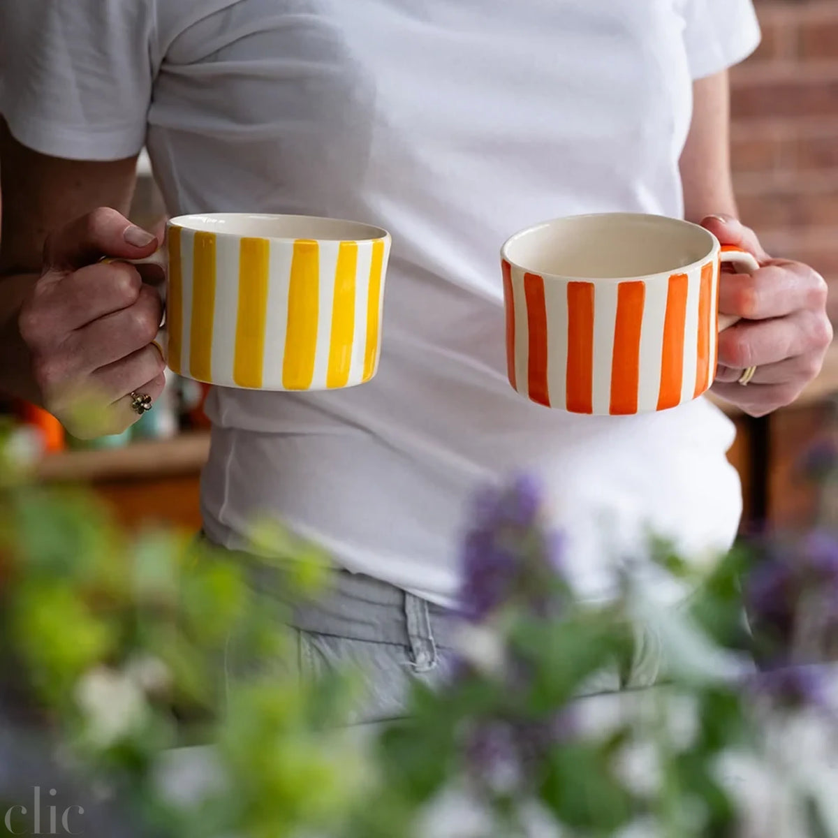 Mug in Candy Stripe Tumerica