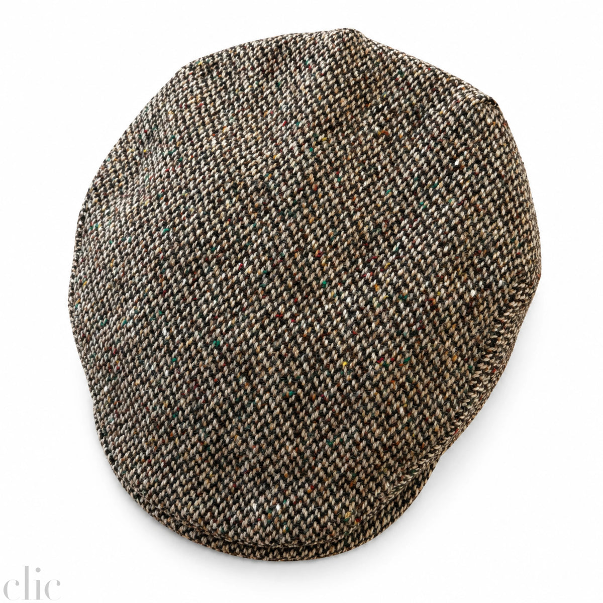 Vintage Tweed Cap in Bown Barleycorn, from Hanna Hats
