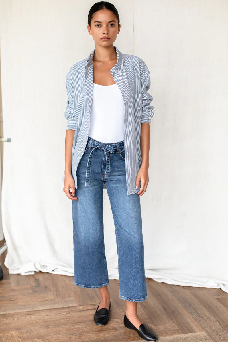 Thrifted Gem Ankle Jean in Vintage Blue, from Emerson Fry