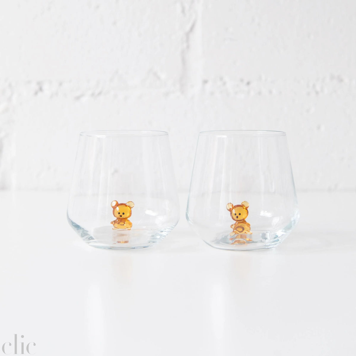 Teddy Bear Drinking Glass