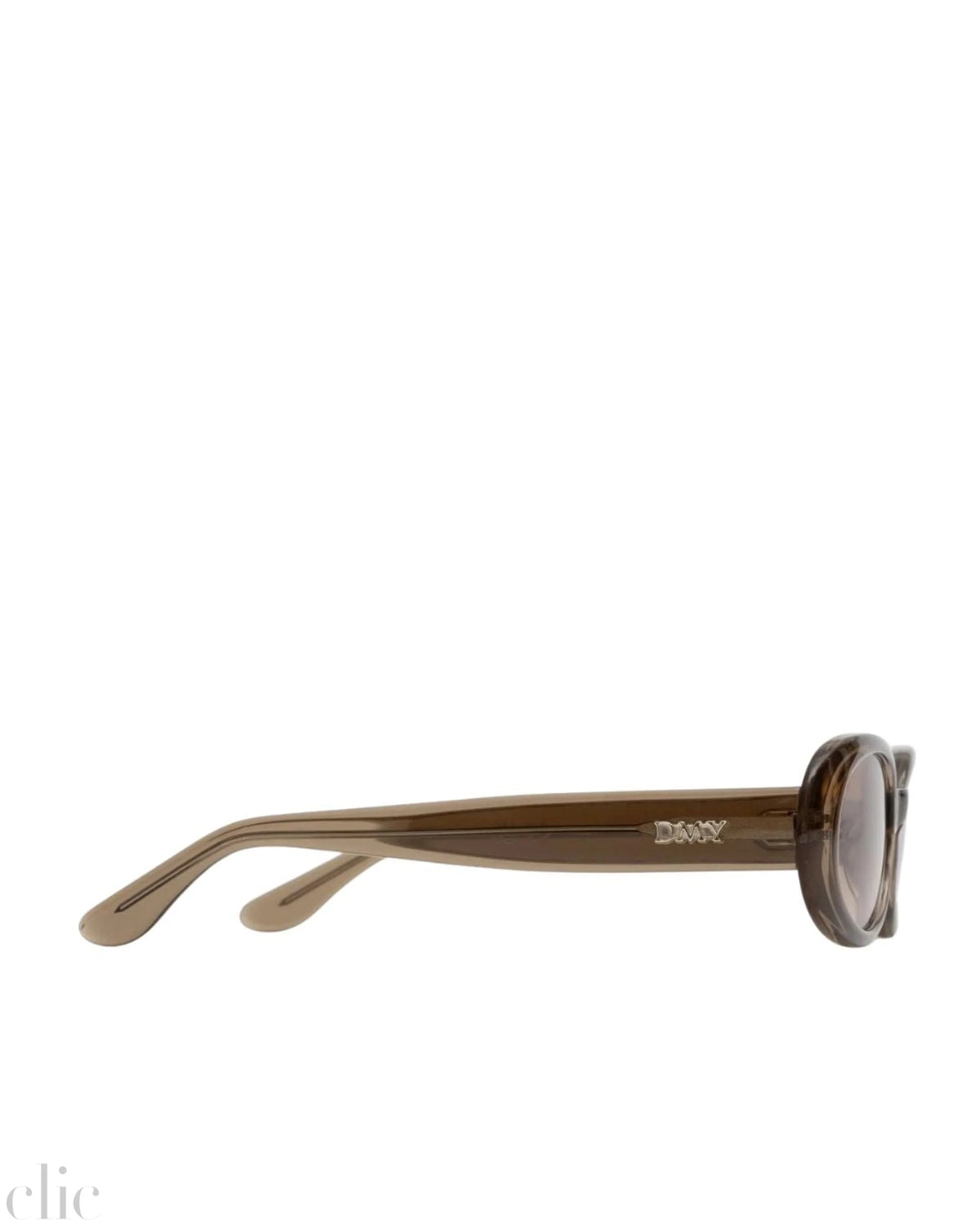 Valentina Sunglasses in Transparent Olive, from DMY Studios