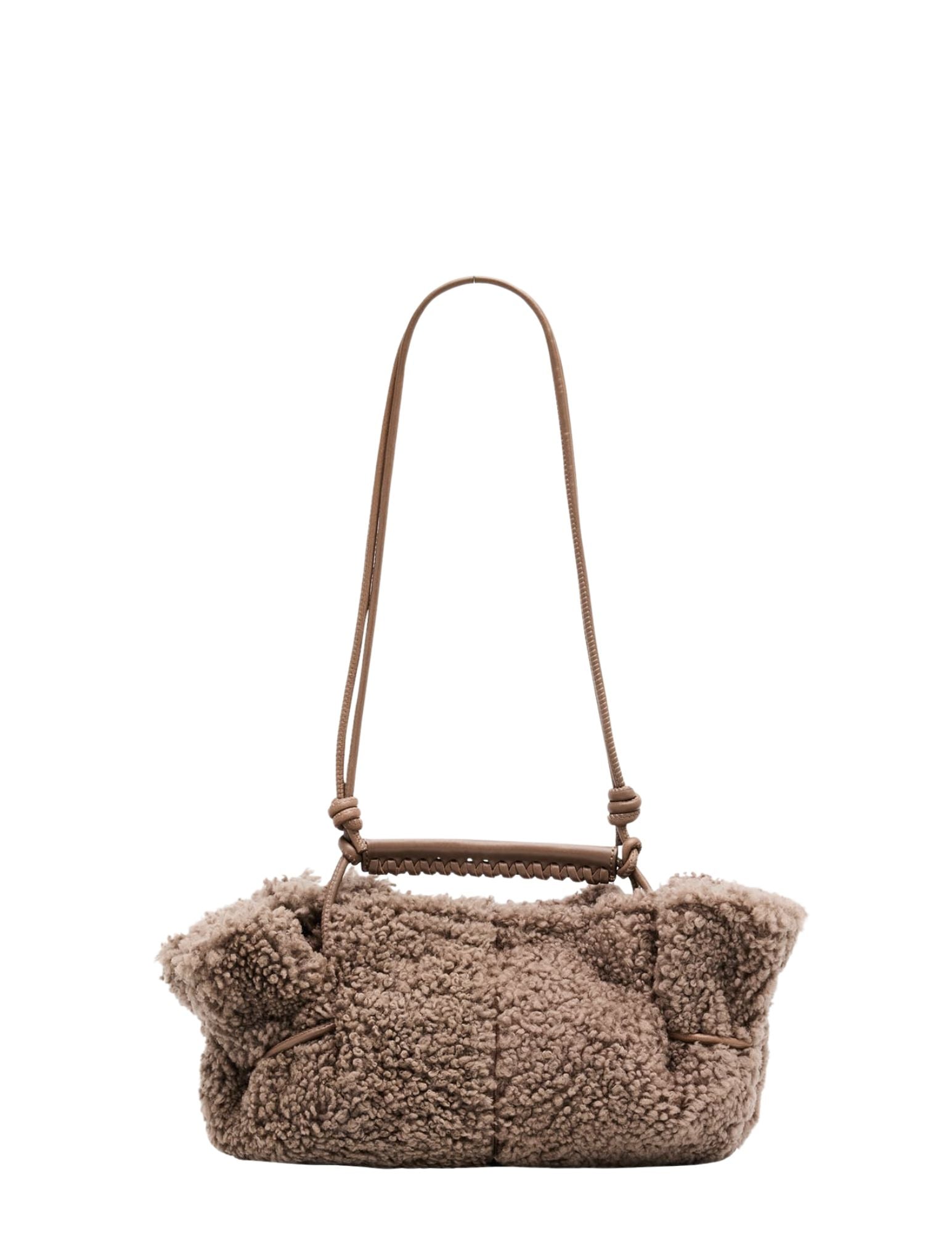 Arta Mini Curly Shearling in Dusty Grey, from Hereu