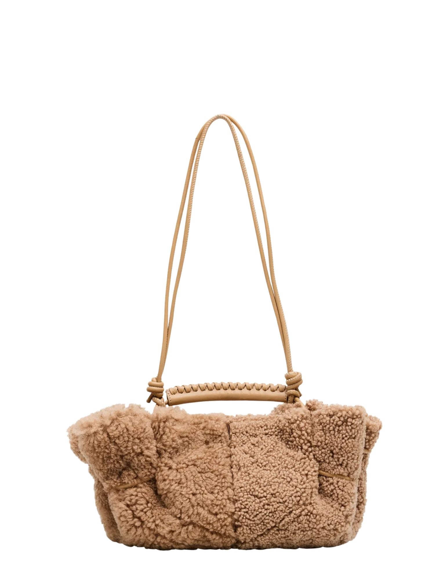 Arta Mini Curly Shearling in Sand, from Hereu