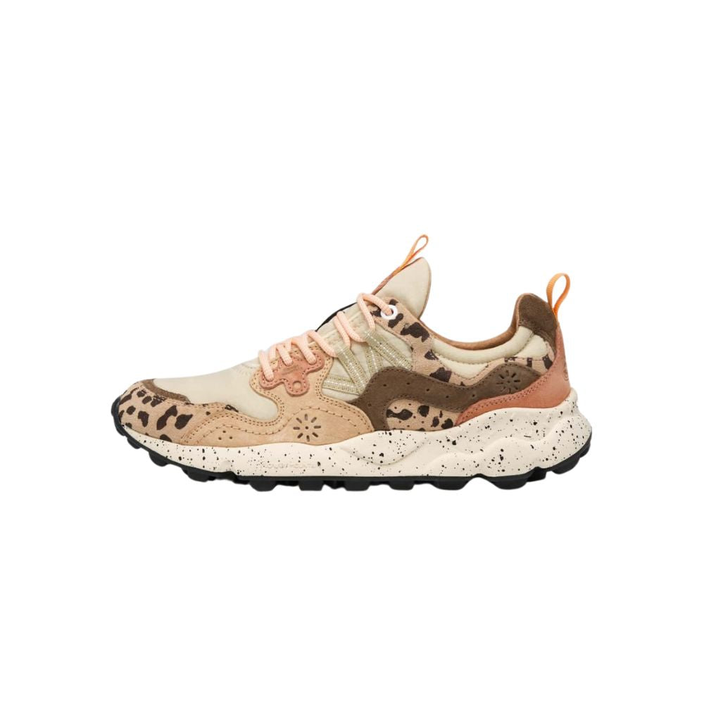 Yamano 3 Uni Sneaker in Beige & Milk, from Flower Mountain