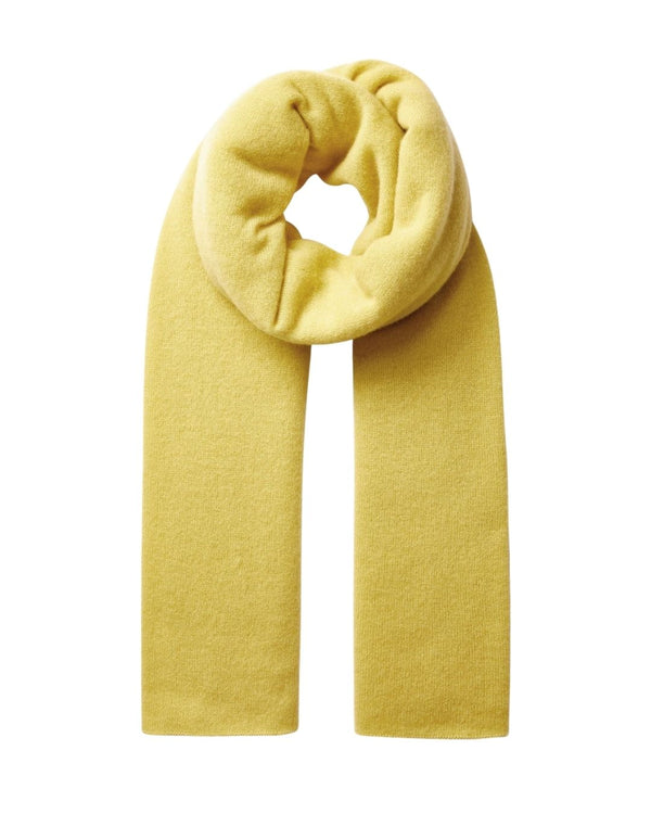 Cashmere Travel Wrap in Yellow Sunbeam, from White & Warren